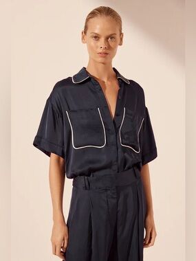 SHONA JOY SHAE RELAXED SHIRT